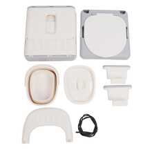 Adjustable Commode Chair Seat Portable Bedside Toilet Mobility With Armrests - Interstellar Gray - View 10