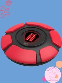 Fotorama basta 20 electrónico juego mesa educativo escolar desarrollo vocabulario rapidez reglas divertidas entretenimiento familiar tecnología moderna - Rojo - Ver 4