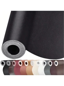 17 X 39 Inch Home Decorative Sticker – Self Adhesive Leather Repair Patch Tape, Multi-Purpose Furniture Sticker For Sofa, Couch, Car Seats, Office Chair, Boat Seat, Bags, Wall & Vinyl Surface Repair, Leather Texture Furniture Wrap Decal (Black/Brown/Dark Brown) Wall Stickers Room Decor Wall Decor Wall Sticker Personalised Stickers