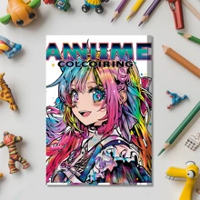 Libro da colorare premium con 25 pagine spesse e illustrazioni dettagliate, taccuino d'arte con illustrazioni su un solo lato, personaggi basati su modelli, adatto per adulti e adolescenti, ideale per il relax e la creatività, regalo perfetto per Ognissanti, Ringraziamento, Natale e altre feste di vacanza, ritorno a scuola, forniture scolastiche
