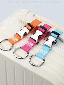 1pc Colorful Adjustable Luggage Strap, Portable Travel Luggage Belt With Release Buckle, Travel Accessories, Convenient To Carry, Anti-Theft Luggage Strap,Multi Function Holder Gripper,For Travel Flight Business Trip Holiday For Suitcase Backpack,Practical For Car/Outdoor Trips, Anti-Lost Luggage Tag Strap Summer Travel Essentials Workout School Supplies Camping Holiday Essentials Vacation Cruise.