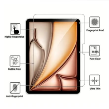 2 Packs Screen Protector Compatible With IPad A16 2025 11th/10th 2022 Generation /AIR 11inch/Pro 11inch/Air 13inch/7/8/9th10.2inch/Mini7 8.3inch, HD Clear Tempered Glass Film Guard -