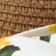 Khaki Hat With Yellow Ribbon