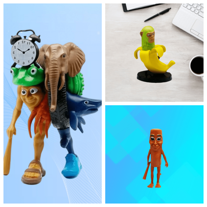 1 peça de decoração de mesa abstrata em estilo boêmio - estátua de figura excêntrica, estátua de plástico para ambientes internos/externos, coleção bem-humorada para Páscoa, Ação de Graças, Dia das Mães, decoração para casa e sala de aula, decoração de estátua para casa, estátua para ambientes internos e externos, design de desenho animado, superfície lisa