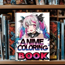 Libro da colorare premium con 25 pagine spesse e illustrazioni dettagliate, taccuino d'arte con illustrazioni su un solo lato, personaggi basati su modelli, adatto per adulti e adolescenti, ideale per il relax e la creatività, regalo perfetto per Ognissanti, Ringraziamento, Natale e altre feste di vacanza, ritorno a scuola, forniture scolastiche