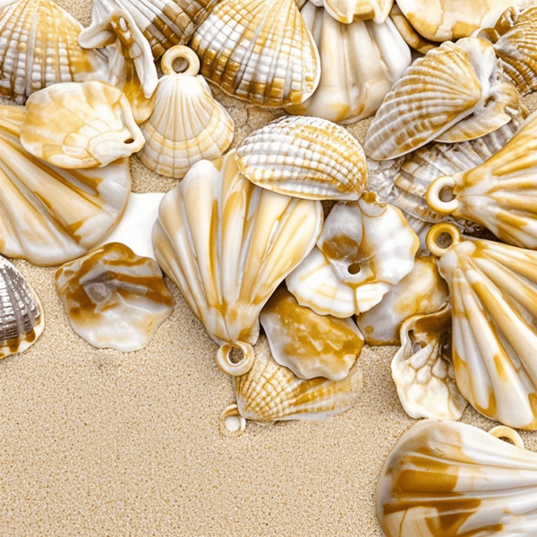 22pc Acrylic Ocean Charm Pendants Shell Conch Pendant For DIY Women Earring Bracelet Necklace Jewelry Making Accessories