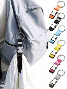 1pc Colorful Adjustable Luggage Strap, Portable Travel Luggage Belt With Release Buckle, Travel Accessories, Convenient To Carry, Anti-Theft Luggage Strap,Multi Function Holder Gripper,For Travel Flight Business Trip Holiday For Suitcase Backpack,Practical For Car/Outdoor Trips, Anti-Lost Luggage Tag Strap Summer Travel Essentials Workout School Supplies Camping Holiday Essentials Vacation Cruise.
