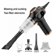 SOKANY Valentine's Day Gift Rechargeable Portable Vacuum Cleaner Suitable For Household, Automotive, Office, Strong Suction, High-Power Small Household Appliances