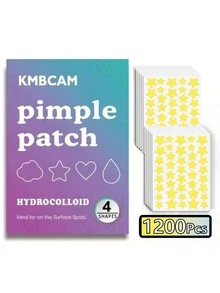 1400 Pcs Star-Shap Pimple Patches (7-Color), Facial Cover ,Boost Your Glamour, Party It Up,Fragrance-Free, Paraben-Unisex Adult, All Skin Types Compatible, No Fragrance,No Components Included - Multicolor - View 22