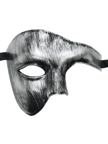 1 Peça Máscara Retrô de Príncipe Adulto de Meia-Face com Um Olho - Máscara de Guerreiro Egípcio e Grego Antigo para Halloween