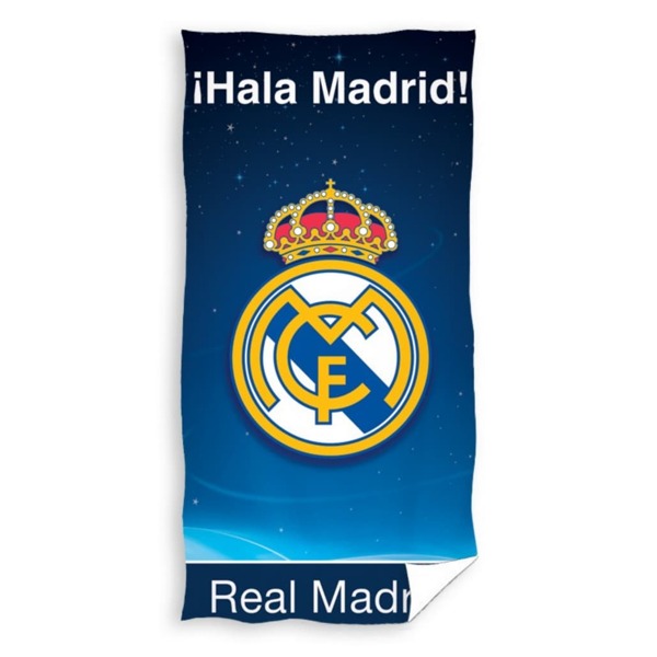 Toalla Playa Real Madrid CF  Licencia Oficial, 100% Poliéster , 70 x 140 cm