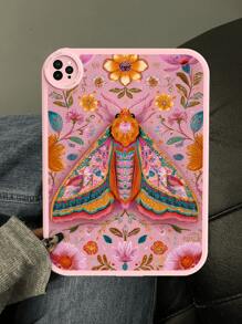 1 peça Capa Protetora Anti-queda com Estilo Padrão Borboleta William Morris para Tablet MatePad de 10,4 polegadas, Capa Protetora de Couro Resistente a Quedas de 360 Graus para Tablet iPad de 10,2 polegadas
