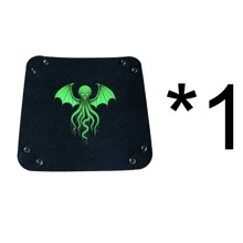 1 pieza Bandeja multifunción Cthulhu Tome-Verde - Tapete para dados, Alfombrilla de ratón, Organizador de llaves/aperitivos, Almacenamiento de rompecabezas de bloques, Almohadilla resistente al calor | Accesorio de escritorio versátil para noches de juegos, oficina | Regalo perfecto de Navidad/Halloween/Cumpleaños para fans de D&D, amantes de RPG de mesa y entusiastas del misterio