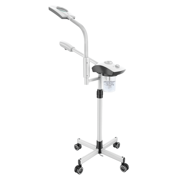 KINGSTEAM Kingsteam Vaporizador Facial Ozono Con Lupa Luz Led Estetic 110V 750ml Limpiar la cara e hidratarla 750 W