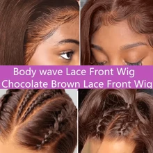 200% Density Brazilian Virgin Human Hair 5x5 Body Wave HD Lace Frontal Wigs Human Hair For Women Pre Plucked With Body Hair - Natural Black Color | Invisible Hairline & Voluminous Curls | Glueless, Breathable & Protective Styles