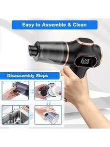 SOKANY Valentine's Day Gift Rechargeable Portable Vacuum Cleaner Suitable For Household, Automotive, Office, Strong Suction, High-Power Small Household Appliances