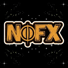 NOFX 朋克摇滚乐队 Grunge 风格乙烯基贴纸贴花 - 大胆的橙色标志与圆形设计 - 非常适合汽车、手机、笔记本电脑、水瓶等 - 为粉丝、朋克配饰、学校用品、返校带来乐趣