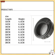 Detachable Round Cake Mold Set (4-11 Inches, Approx. 10.2-28 Cm), Removable For Easy Cleaning, Non-Stick Cheesecake Pan, Round Spring Cake Tin Set, Suitable For Cheesecake, Cheese Cake Baking, Multiple Sizes, Household Essential