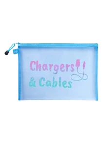 彩色数据线图案网眼化妆包，红色气垫收纳便携式收纳包，化妆包，护肤包，旅行必需品，宿舍用品，婚礼新娘礼物，母亲礼物，生日礼物，朋友和老师礼物，浴室收纳，珠宝收纳，口红和化妆品收纳包，度假必备品，暑假返校学校用品包，女士旅行包，旅行化妆包