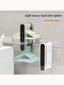 Extendable Wallmount Clothes Drying Rack, Bathroom Storage Organizer - Multicolor - View 3