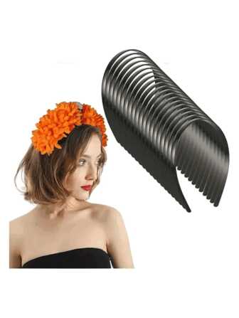 20个纯色塑料发箍，可用于DIY手工制作发带，女士发箍，发饰，发圈，化妆发箍