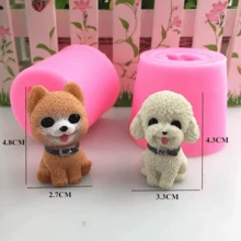 1 件手工硅胶模具，适用于肥皂、香薰、石膏、蜡烛、树脂工艺，适合 DIY 手工制作 - 粉色 - 查看 11