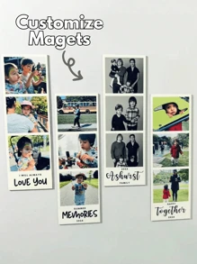 1-5Pcs Custom Photo Film Strip, Personalised Photo Gift With 3 Images, Retro Style Print, Wedding Keepsake, Film Photography Gift, Custom Photo Bookmark,Personalized Customized Photo Strips,Wedding Photo Booth Cover,Custom Photo Booth Prints - Personalized Wedding & Party Decor Cards With Custom Text