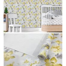 1 Roll Self-Adhesive PVC Wallpaper, Imitation Blue Sky & White Cloud, Waterproof, Suitable For Ceiling, Wall, Room Decor, 950*45cm/374*17.71inch