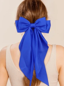 1/10个装女士大蝴蝶结发夹，彩色，女士大蝴蝶结发夹发饰，丝带，蝴蝶结，发夹，蝴蝶结，派对发饰，母亲节时尚，日常派对，时尚发饰，头部饰品，爪夹 - 彩色 - 查看 11