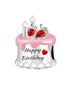 1 件时尚 925 纯银黑色香水口红吊坠女士手链手镯 DIY 珠宝制作和日常服装搭配珠宝装饰适合女孩 - 銀色 - 查看 21