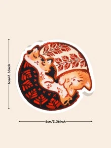 Pegatinas de vinilo "Catffiyeh" (Gatos árabes con Kufiya), pegatinas de humor divertido para portátiles, teléfonos, botellas de agua, Kindle