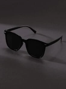1 paire, lunettes de mode carrées Y2K unisexes pour la plage, l'été, la photographie et le port quotidien. Accessoires de lunettes de mode