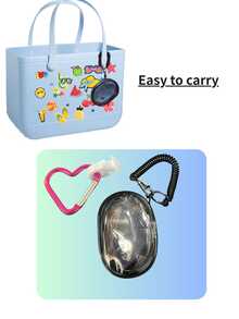 18 PIEZAS/2 PIEZAS Decoración DIY de bolsas, accesorios Simply Southern para bolsas, colgantes decorativos con agujeros de 0.55" de diámetro, adecuados para bolsas Bogg/bolsas de playa para mujer/bolsas de playa de verano, dijes brillantes para bolsas de playa, decoraciones para bolsas, accesorio de colgantes DIY para bolsas, anillos de metal, adecuados para decoración de bolsas de viaje de playa, accesorios de playa para mujer, decoraciones para bolsas de mano, aporta un estilo único y colores vibrantes a tu bolsa, personaliza tu bolsa, fácil de identificar tu bolsa - Multicolor - Ver 5