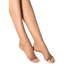 Women's Classic Free Toe Pantyhose Loba Lupo Thread 15 05765 - Cacao - 查看 3