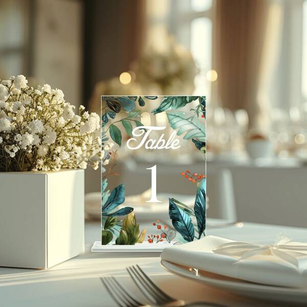 10pcs Set Fashionable Transparent Acrylic Seating Card Holders - Elegant Solution For Home, Weddings And Events - With Numbered Cards And Solid Bases - Durable And Easy To Read Design, Creates Sophisticated Ambiance