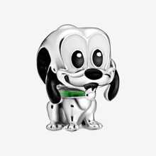 Disney 1 pieza Colgante a la moda de elefante y perro chapado en plata apto para pulsera, collar, DIY, regalo festivo