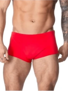Kit 2 Adult Men's Swim Trunks Summer Beachwear With UV50+ Sun Protection P.FB - 黑/紅 - 查看 3