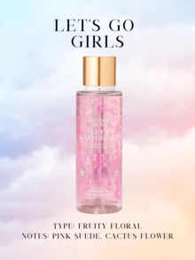 Victoria's Secret VS Body Mist Fine Fragrances Pink Perfume Bombshell Sexy - Let's Go Girls - View 1