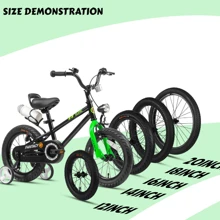 Local Delivery- 12 14 16 18 20 24 Inch Bike Front Wheels, Replacement Rubber Bike Tire And Inner Tube Wear-Resistant Cruiser Bicycle Wheels, Black & White & Beige