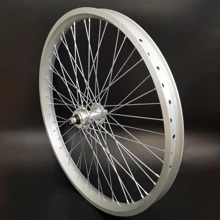 Local Delivery- 26 Inch X 1.85 Heavy Duty Bicycle Rear Wheel Rim 12 Gauge, Double Wall Aluminum Alloy 48 Spokes Wheel, 26" Bike Rear Rim 135mm (Silver) Disc Brake
