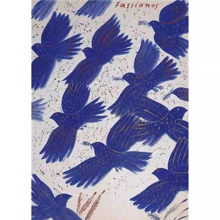 1 pieza Pintura abstracta geométrica minimalista estilo nórdico en color azul Klein para decoración de sala de estar en lienzo, con opción de marco