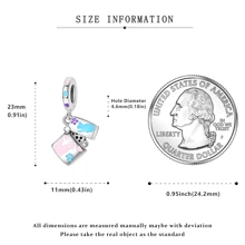 Neue beliebte Silber Ballerina Mädchen, Raketen Charm Kombination Anhänger Serie, geeignet für handgemachte Armbänder, Halsketten, einfache und modische Charms, Schmuckherstellung, Geburtstags-Geschenk für Frauen