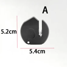 Afilador de cuchillos de mano multifunción de 3 etapas, herramienta de afilado rápido con base antideslizante, accesorio de cocina - Multicolor - Ver 11