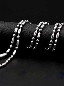 Minimalistische ultrafeinen Ketten DIY Zubehör, wechselbarer & abnehmbarer Smartphone-Umhängeband, Bambusknoten Metall winziger Riemen als Party Handtaschen Zubehör