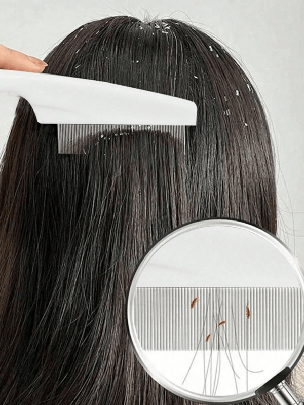 1pc (Large Or Small) Anti-Dandruff Super Dense Teeth Fine-Tooth Comb, Head Scalp Cleaner, Lice And Nit Removal Tool,Hair Clips,Hair Accessories, Back To School Supplies Back To School