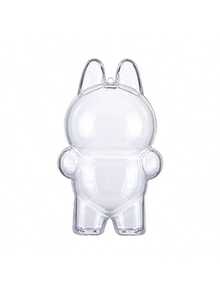 硅胶保护套、防尘罩、透明保护壳、马卡龙色牵引绳袋 - 無色 - 查看 9