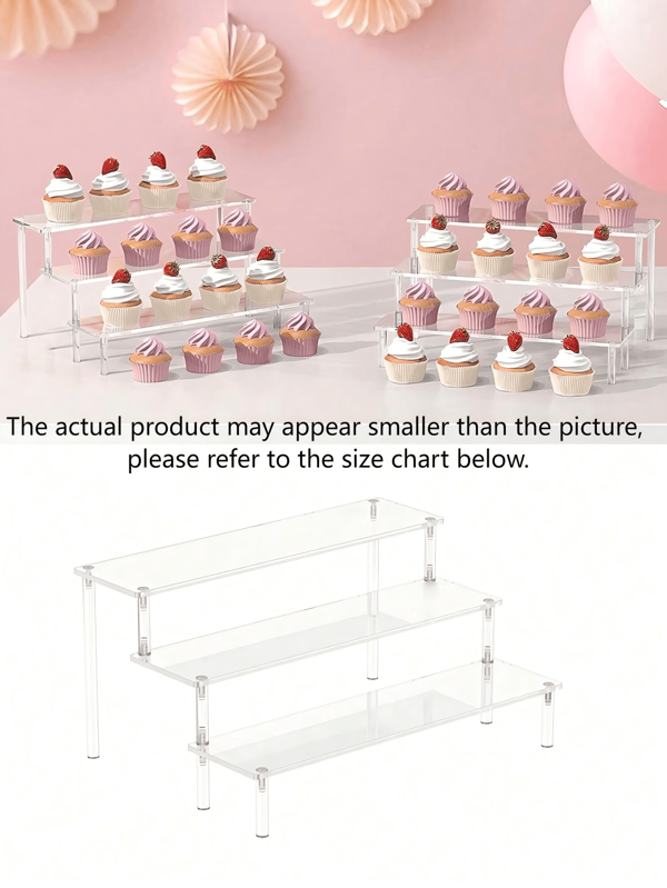 Birthday Cake Three-Layer Storage Display Multifunctional Rack