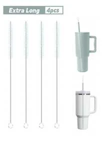 10 paquetes de cepillos limpiadores de pajitas para 40 pajitas de 30 onzas, limpiador de pajitas, cepillo de limpieza, cepillo limpiador de pajitas extra largo de 11,81 pulgadas para pajitas de acero inoxidable, silicona, vidrio y plástico, de vuelta a la escuela - Multicolor - Ver 11