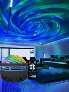 1pc RGB Disco Ball Light, Brings Parties To Life - USB Powered With 7 Modes Remote Control, Perfect For Home Room, Dance Party, Party, Karaoke, Wedding Decoration Lighting! - Multicolor - View 11