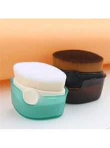 1Pc/4pcs New Portable Foundation Brush, Non-Eating Powder, Traceless Foundation Brush, Concealer, Internet Celebrity Magic Brush, Beauty Tool